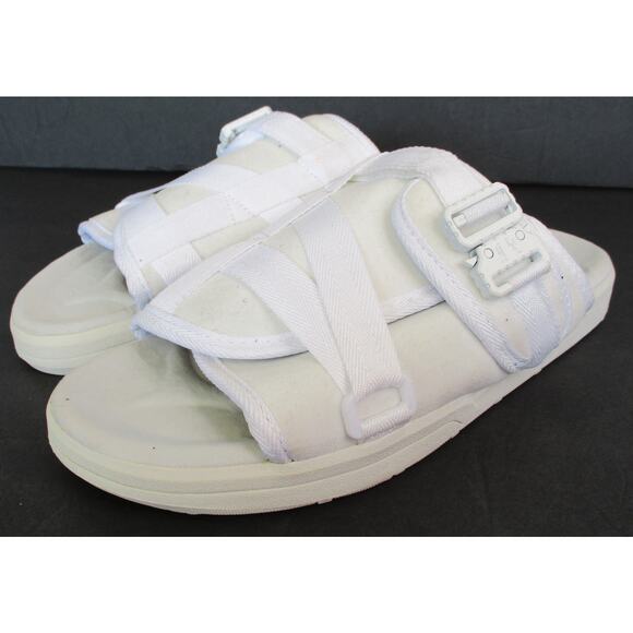 New DRACO Remastered White Men's Sz 13-14 EU 45-46 Slides Sandals - Picture 1 of 9